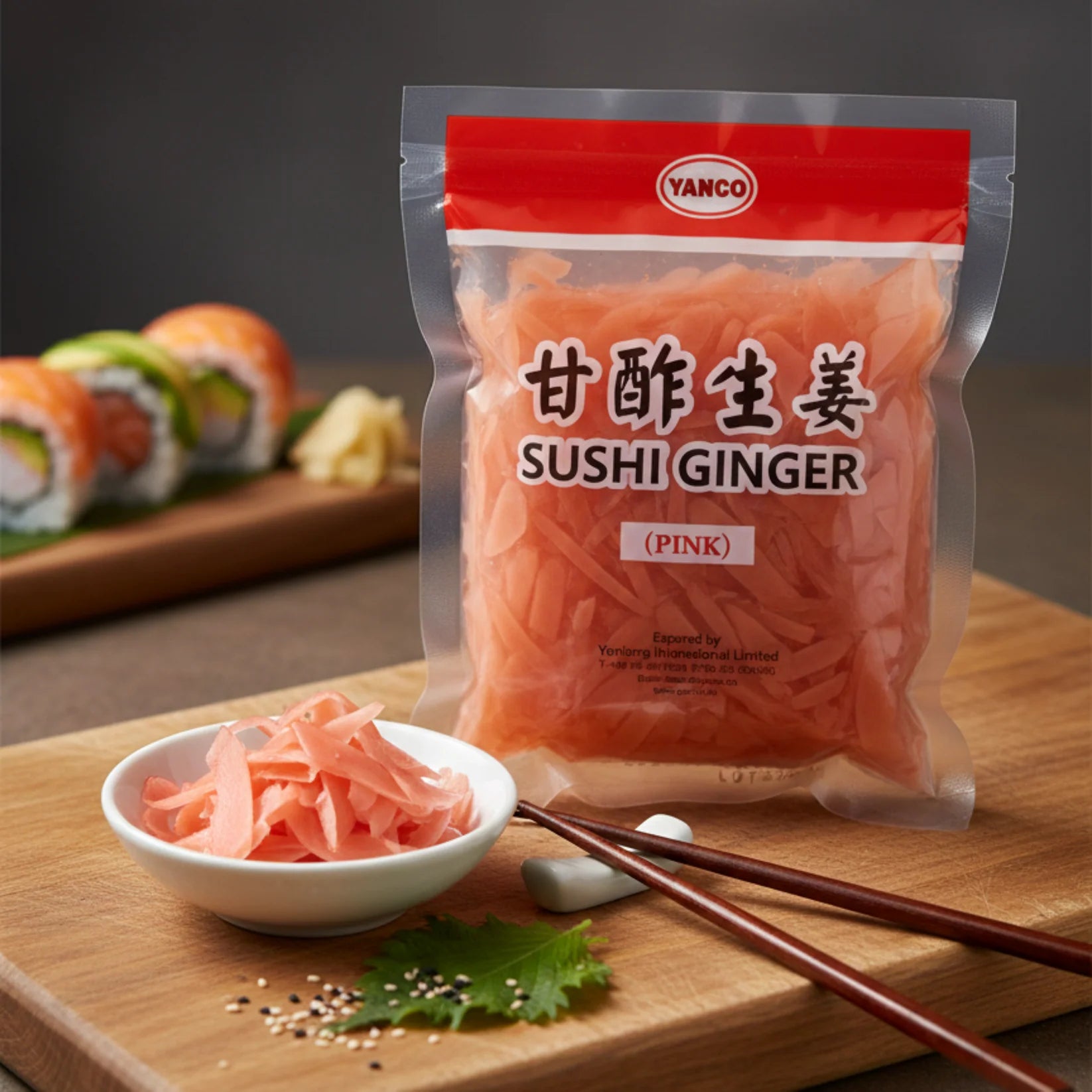Yanco Rózsaszín sushi gyömbér 150g